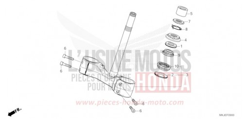 TIGE DE DIRECTION CB1000RAP de 2023